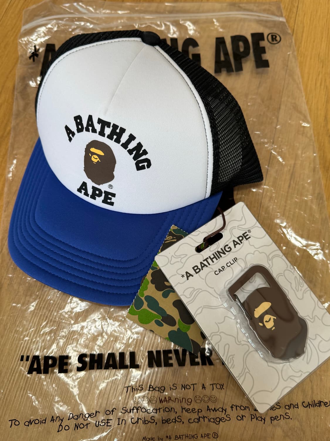 (새상품) 베이프 모자 상품이미지2