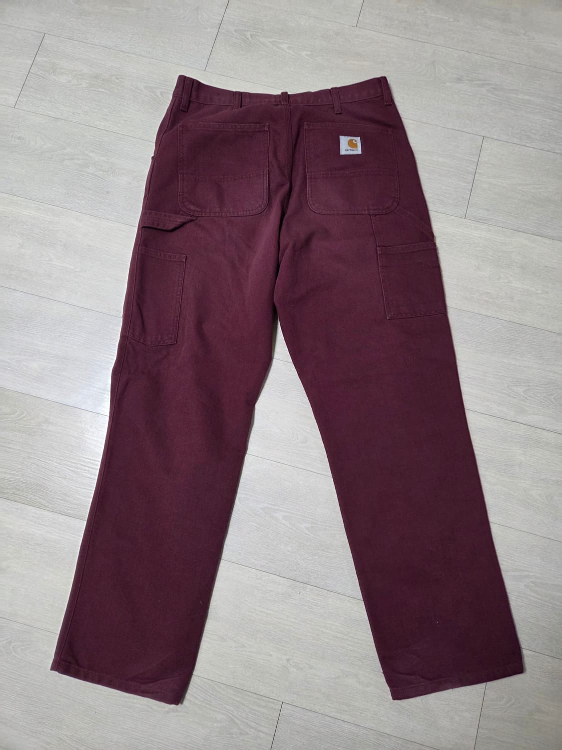 칼하트 바지 버건디 32×32 상품이미지2