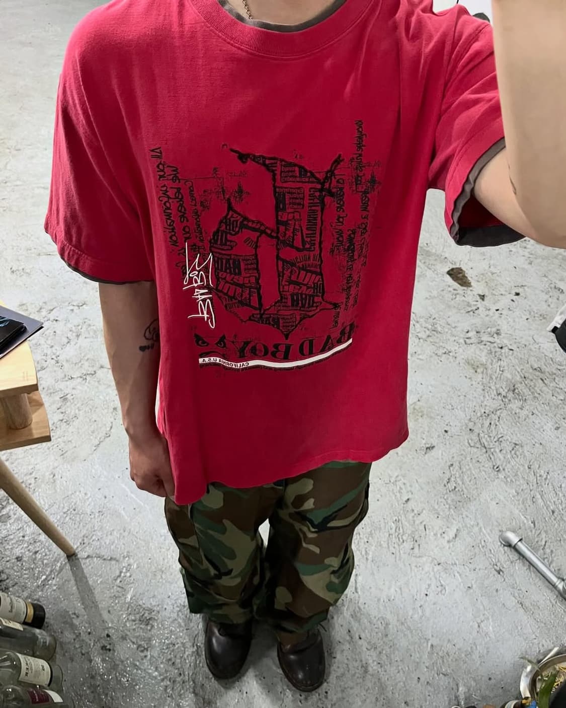 Bad Boy layered tee 상품이미지1