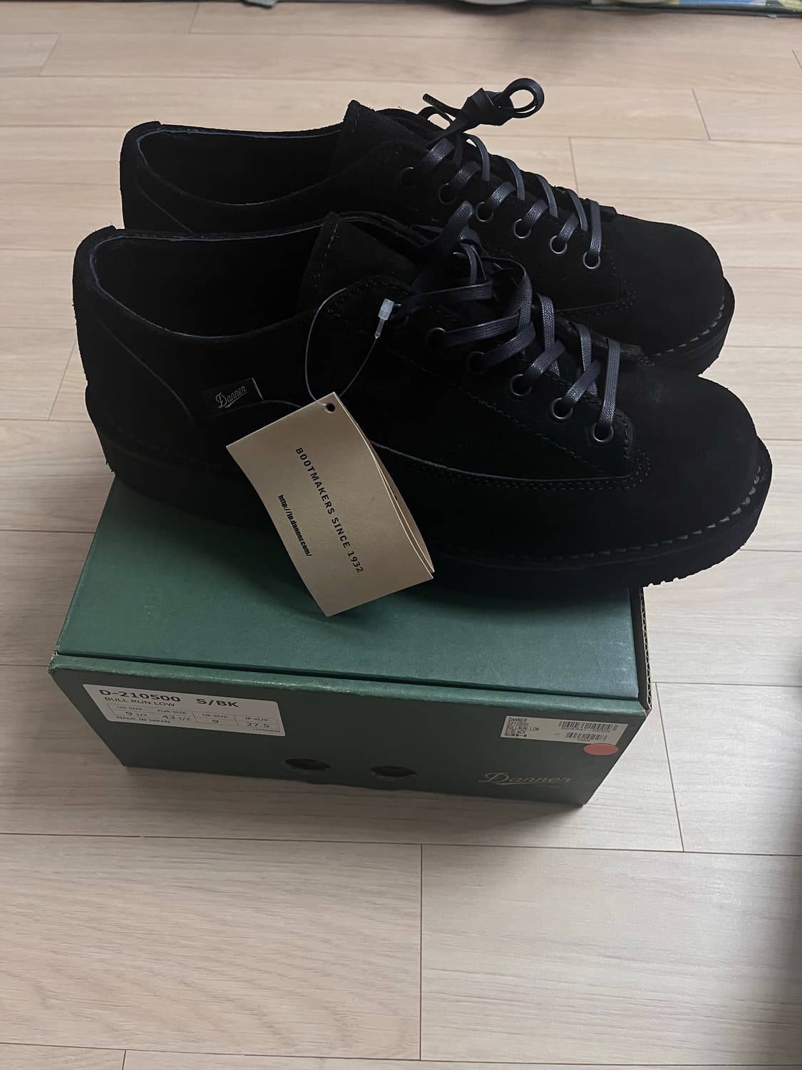 대너 불 런 로우 스웨이드 블랙 새상품 상품이미지3