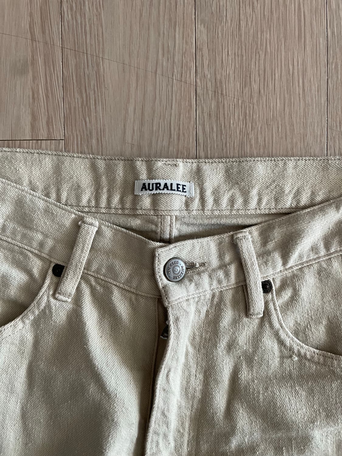 오라리 보타니컬 다이드 셀비지 데님 3 상품이미지4