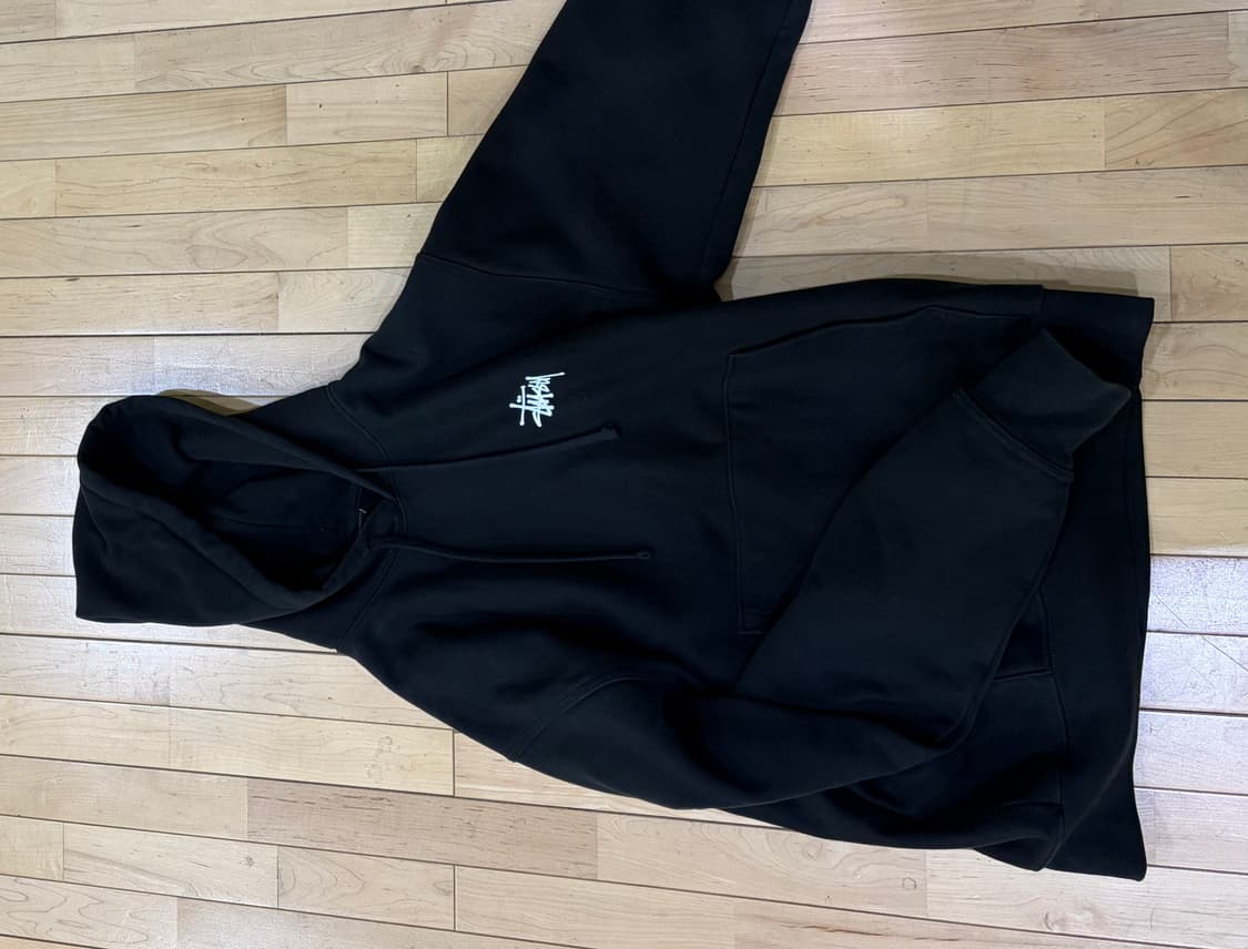 스투시 베이직 후드티 블랙 사이즈m 교신도 받아요 상품이미지4