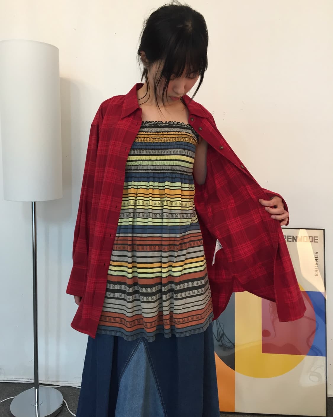 Hysteric Glamour Banded Stripe Dress 상품이미지6