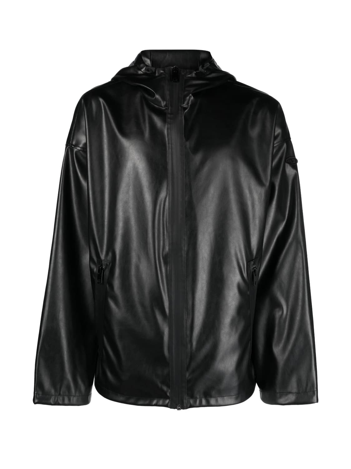 디젤 J믹 후드 윈드브레이커 가죽 점퍼  상품이미지3