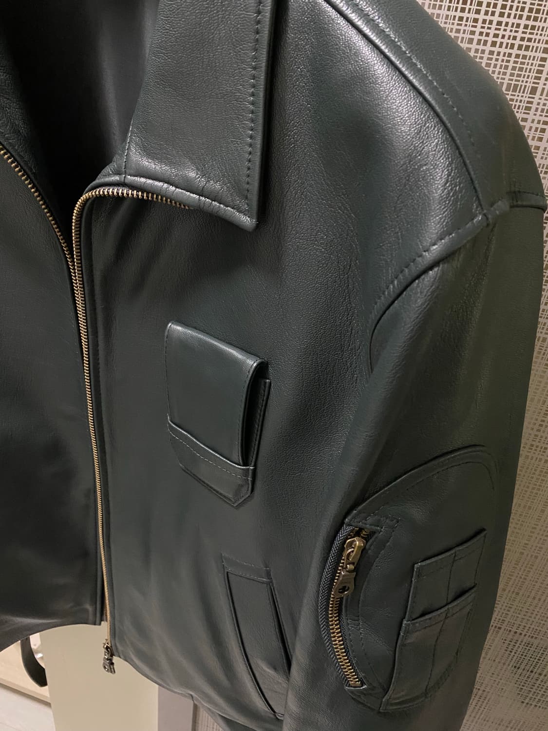 쿠어 고트 파일럿 자켓 그린 M 상품이미지3