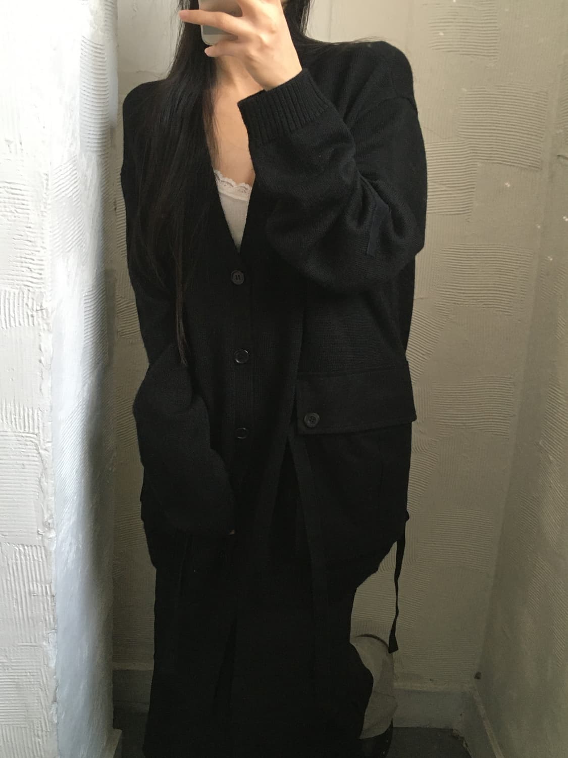 UNDERCOVER 언더커버 오버사이즈 울 니트 가디건 상품이미지2