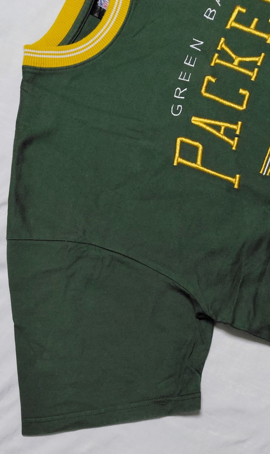 [L] NFL 그린베이 패커스 자수 반팔 티셔츠 (WEGO 정품) 상품이미지3