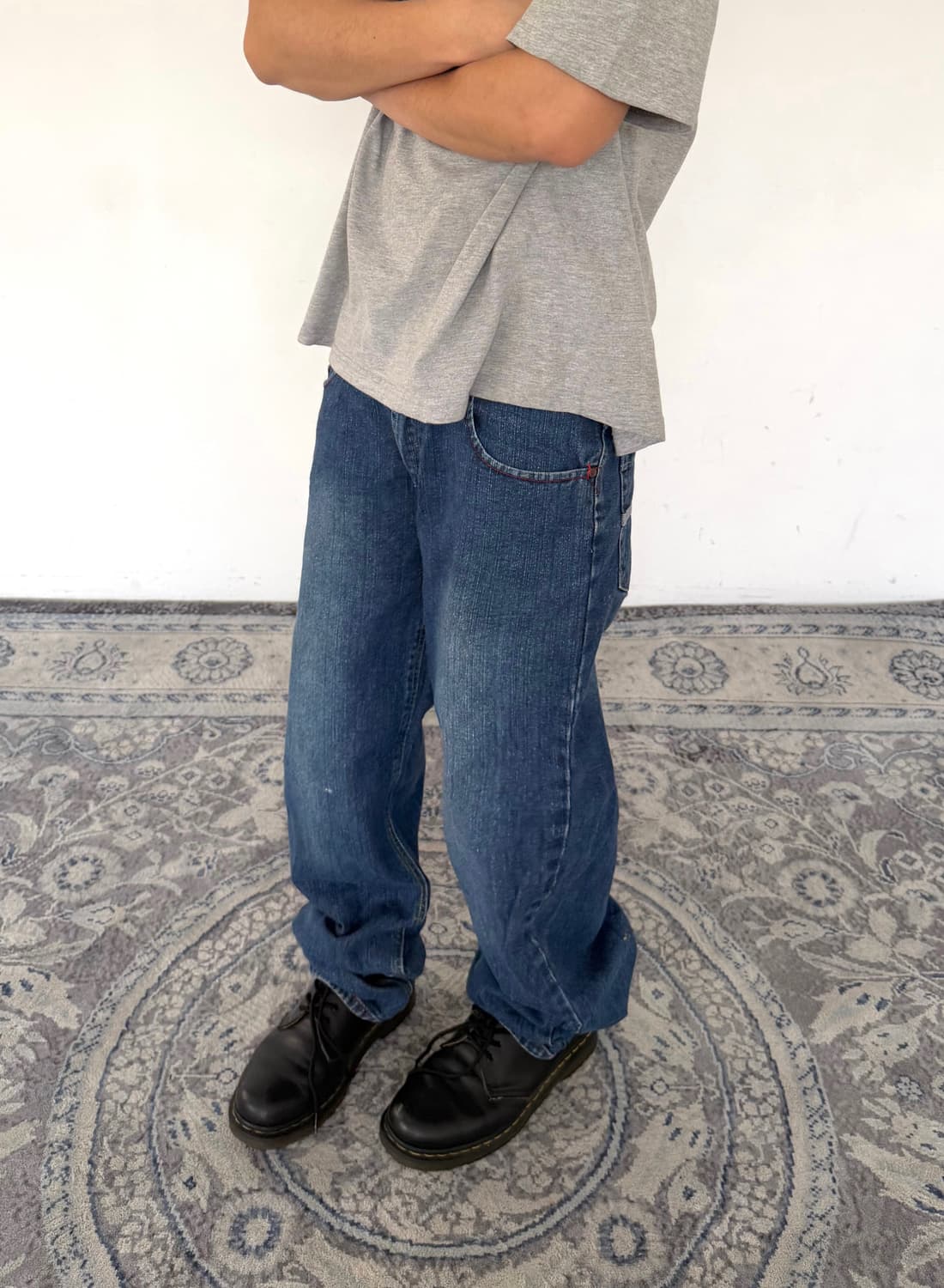 90s’빈티지 자수 힙합팬츠 상품이미지3