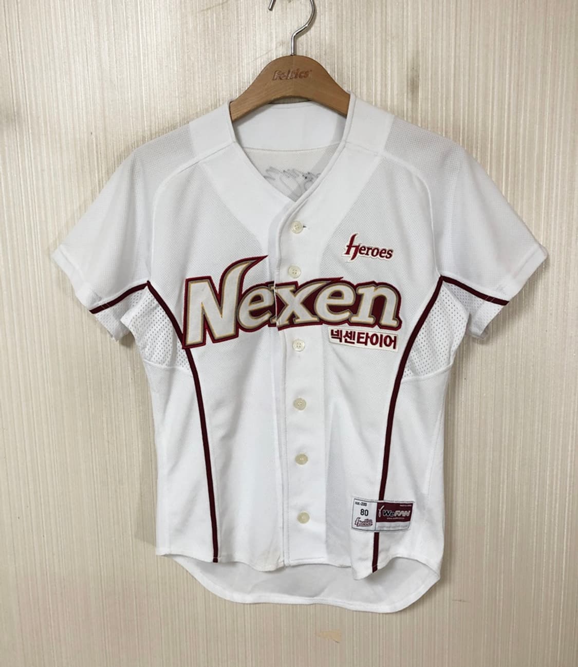 KBO 위팬 넥센(키움)히어로즈 홈유니폼/싸인져지 2XS(80) 상품이미지1