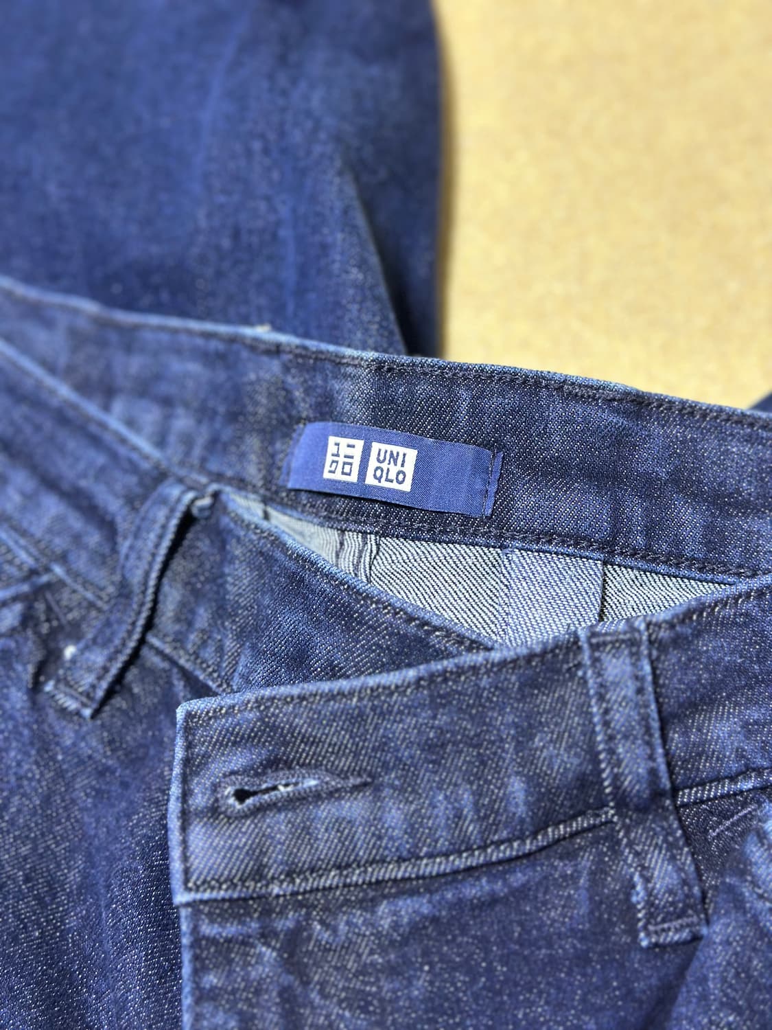 유니클로 와이드핏 카펜터 팬츠 S 다크네이비 상품이미지4