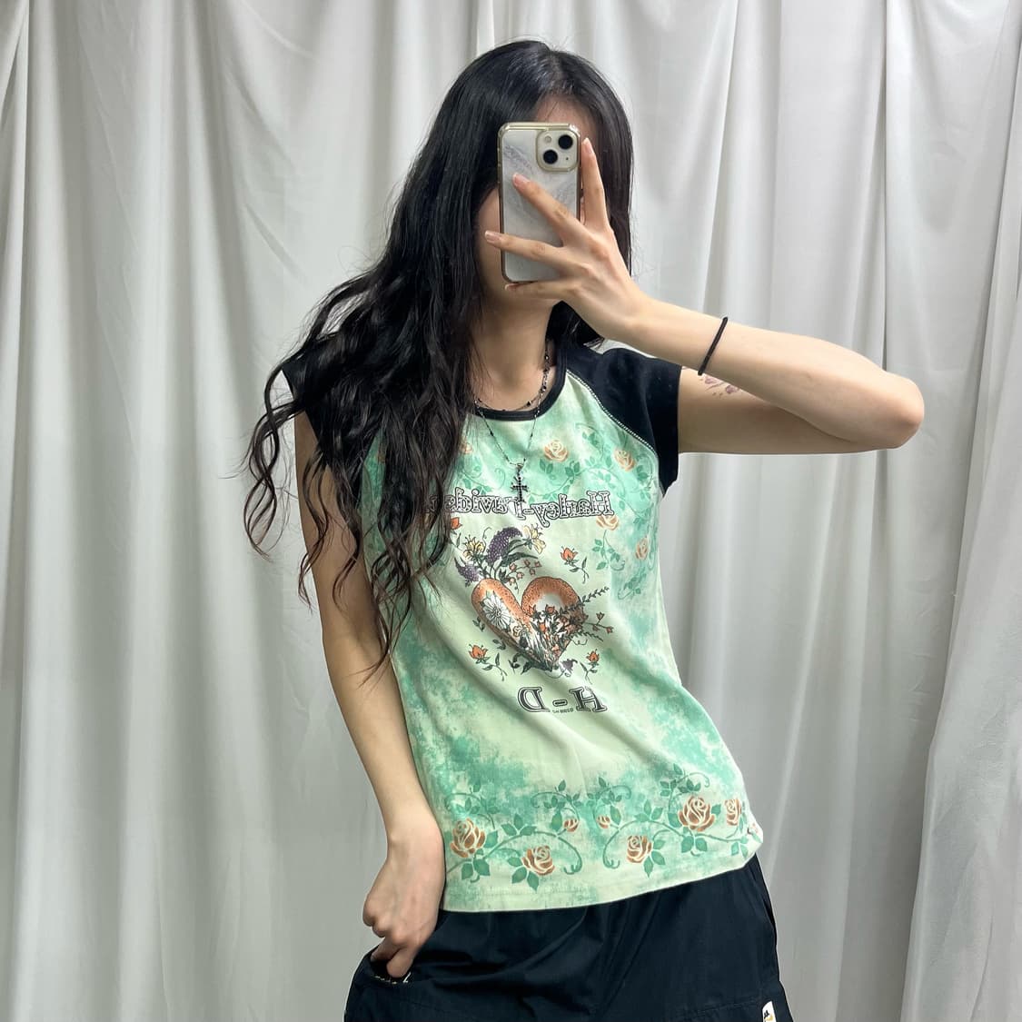 Harley davidson raglan printing T-shirts 상품이미지1