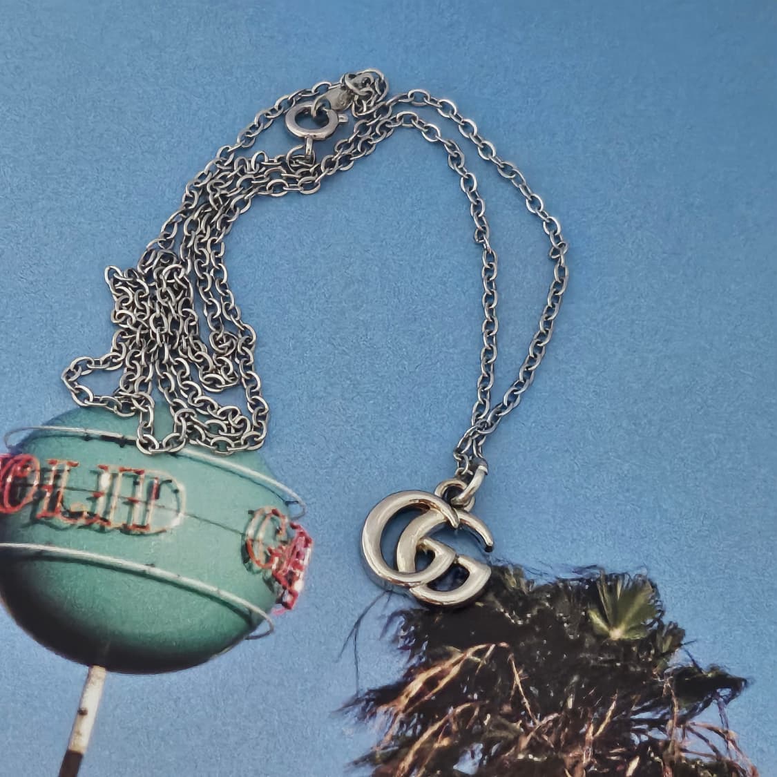 구찌 빈티지 정품 업사이클링 목걸이 남자목걸이 써지컬 상품이미지2