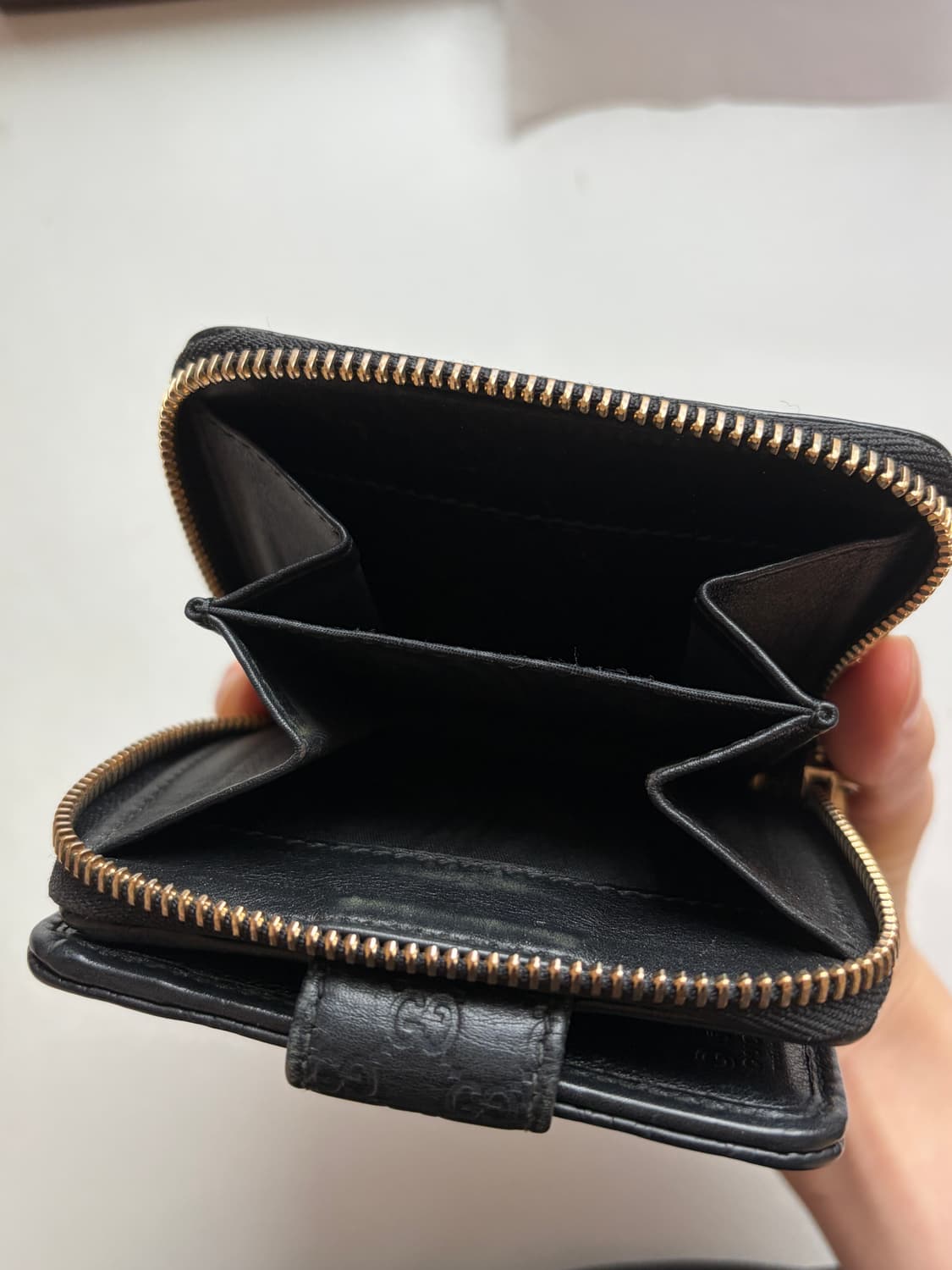 구찌 CG마이크로 블랙 시마 반지갑 상품이미지10