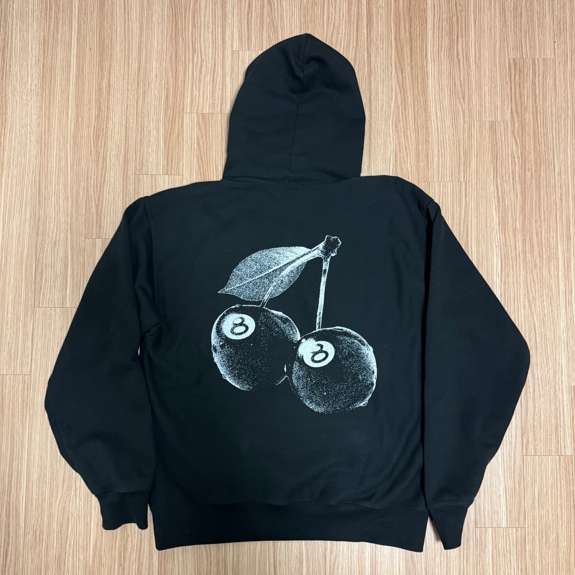 스투시 체리 후드티 블랙 L 상품이미지1