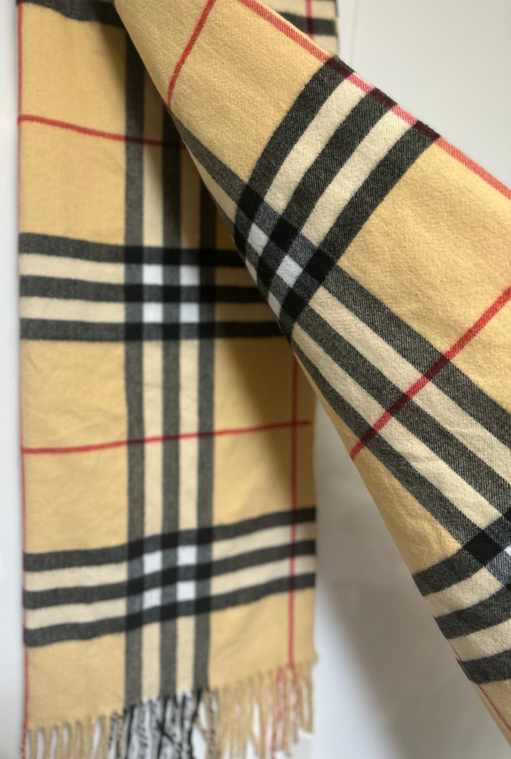 버버리 캐시미어  숄&머플러 클래식 체크 남여공용 상품이미지7