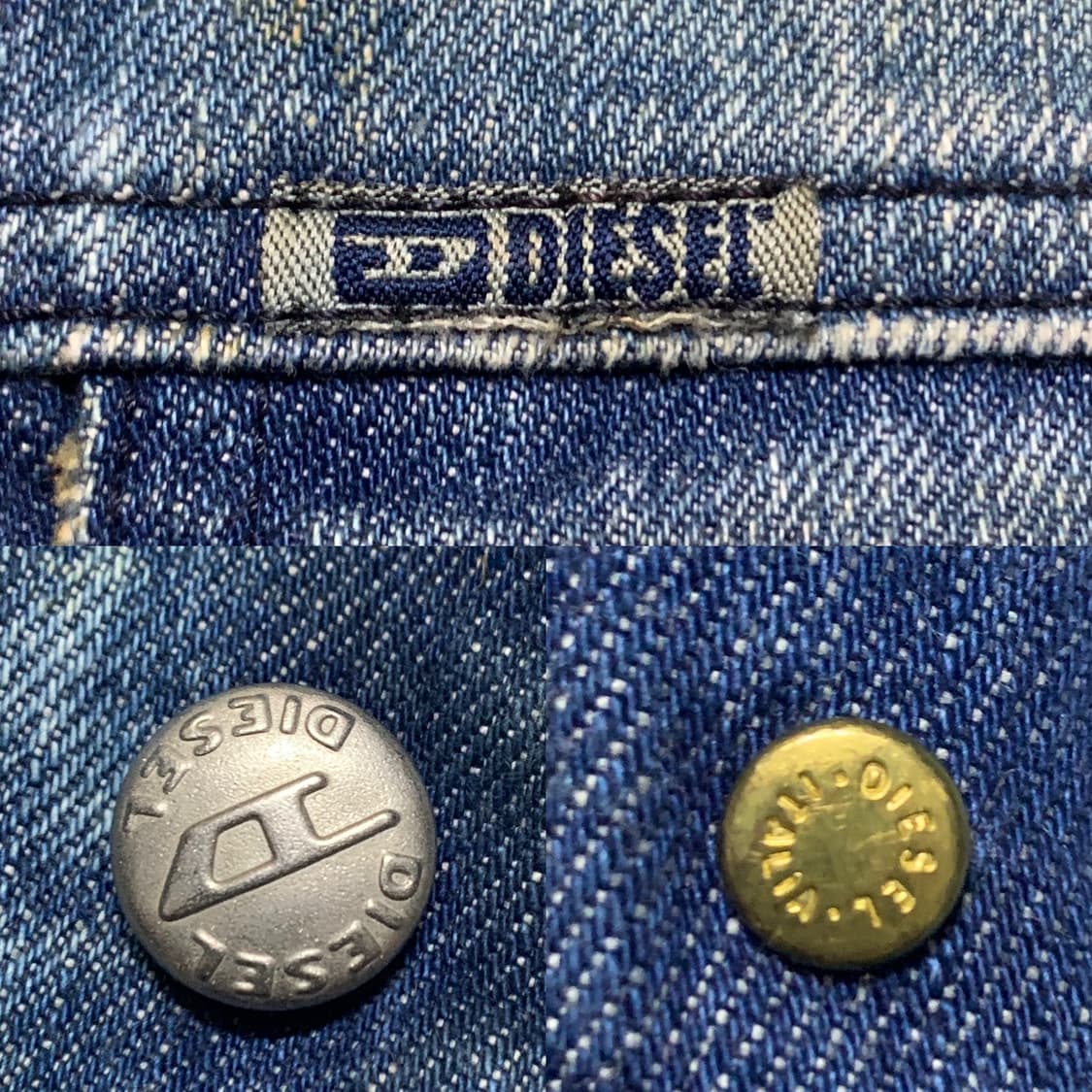 DIESEL KIMTI LONG 디젤 오일-워시드 데님 트러커(S사이즈) 상품이미지4