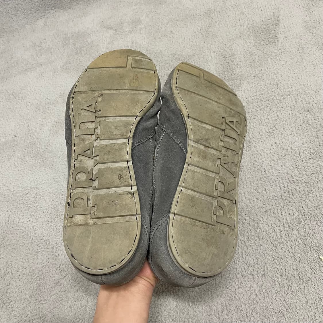 275) 프라다 스포츠 스웨이드 레더 스니커즈 상품이미지4