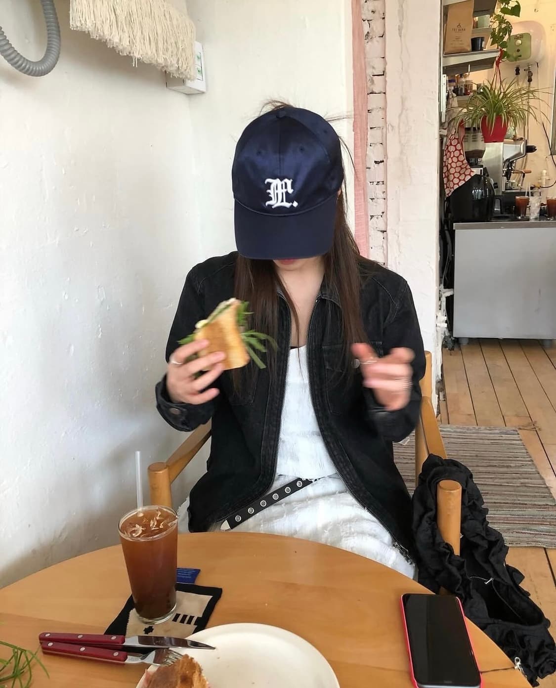 lmc 새틴 볼캡 네이비 상품이미지1