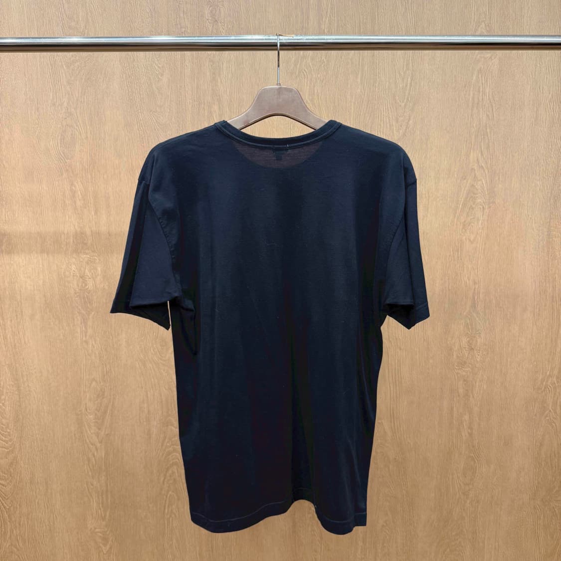 겐조 반팔 티셔츠 멀티 컬러 빅 로고 프린팅 디테일 루즈핏 블랙 상품이미지3