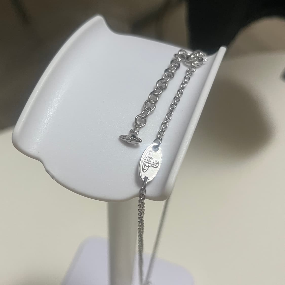 비비안웨스트우드 옥타비에 미니 목걸이 핑크 상품이미지8