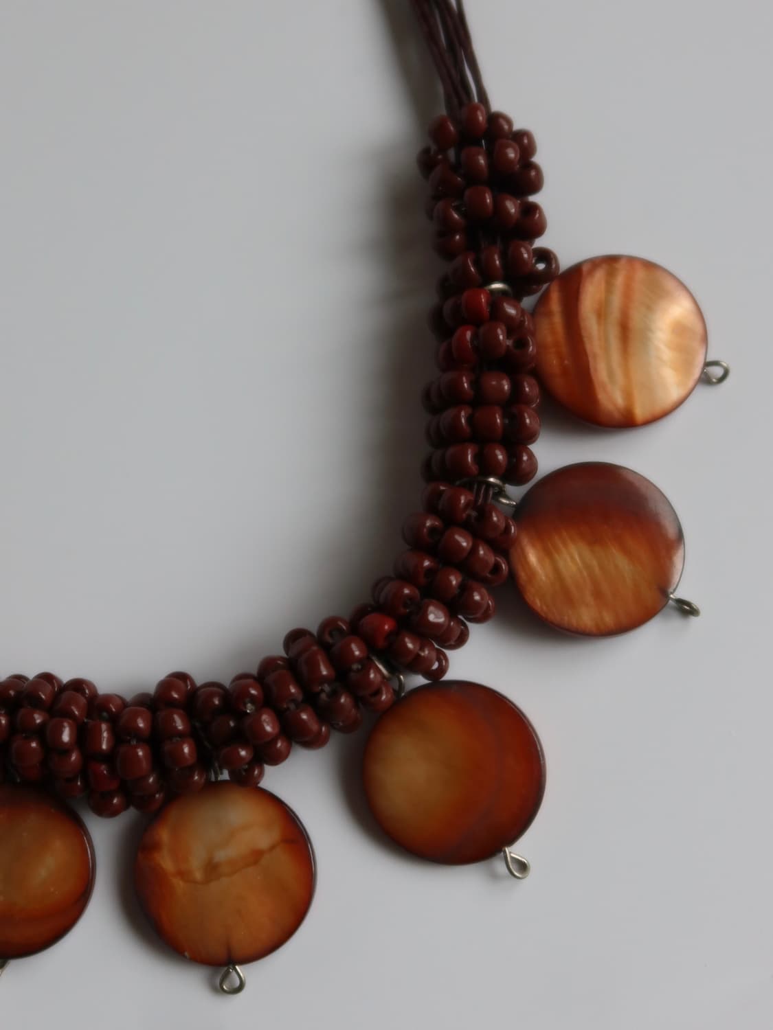 brown disc necklace 상품이미지4