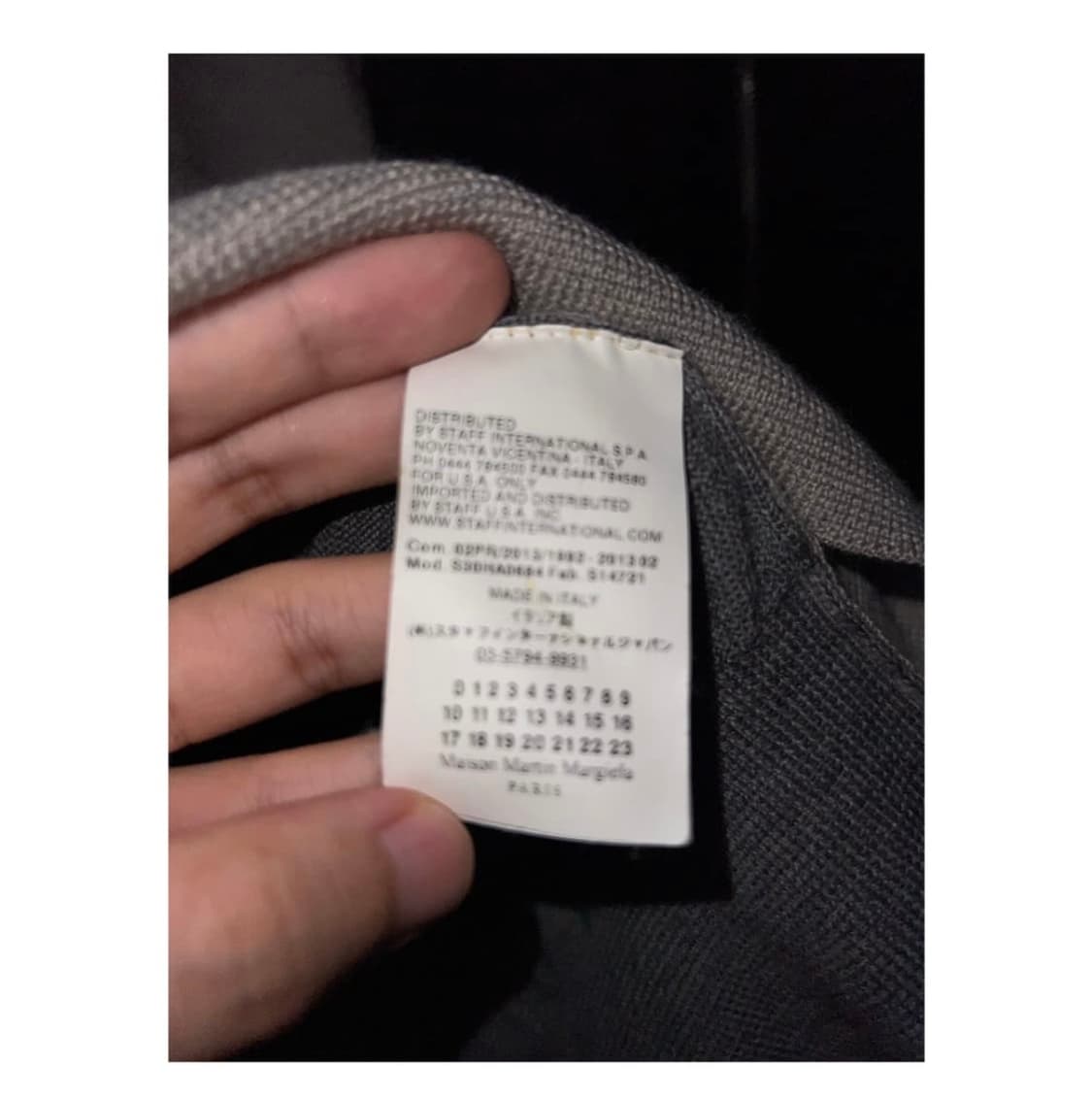 마르지엘라 컬러블록 니트 46 상품이미지4