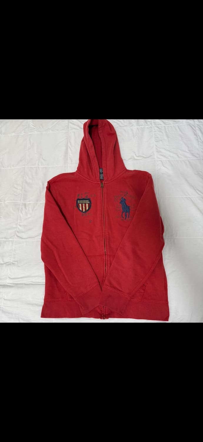 폴로 랄프로렌 빅포니 USA 성조기 후드집업 상품이미지1