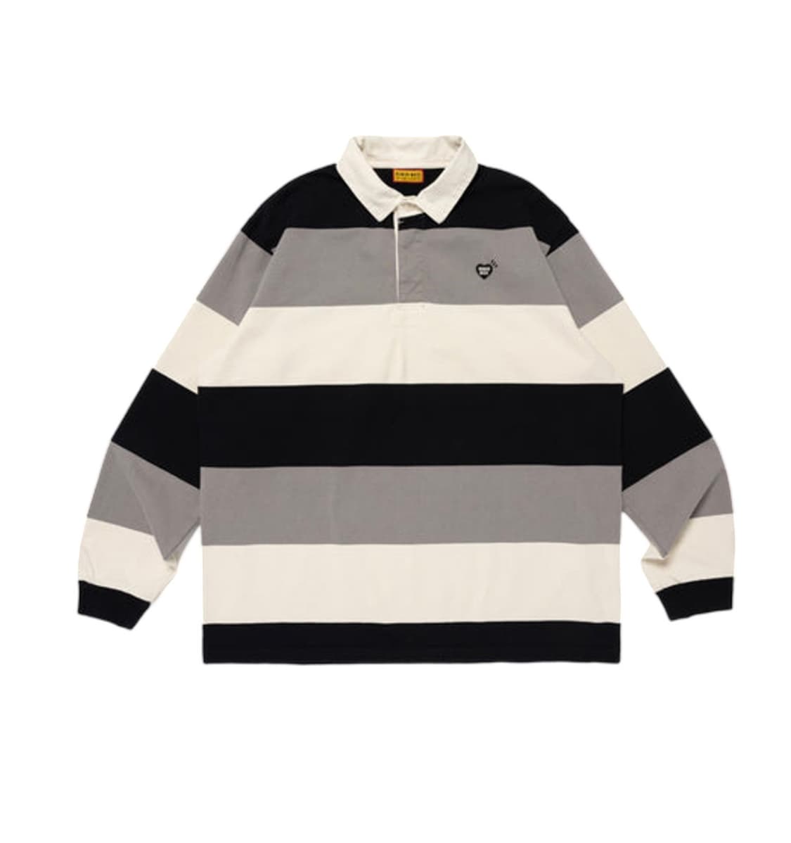 휴먼메이드 럭비셔츠 블랙  상품이미지1