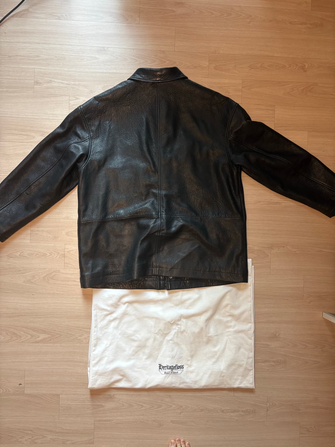 헤리티지플로스 레더 카코트 가죽자켓 M사이즈 상품이미지2