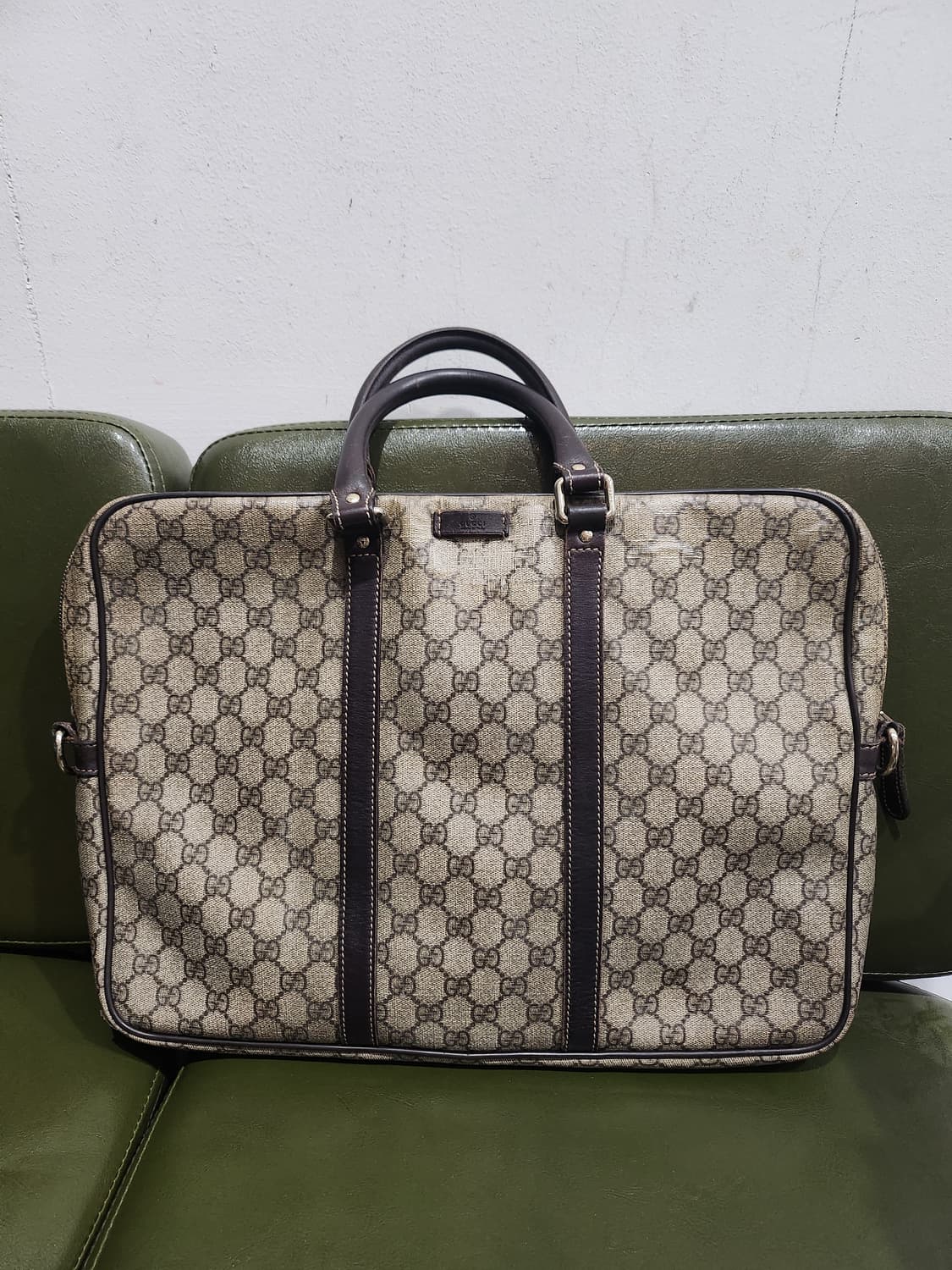 구찌 GG 캔버스 서류 가방 정품 상품이미지1