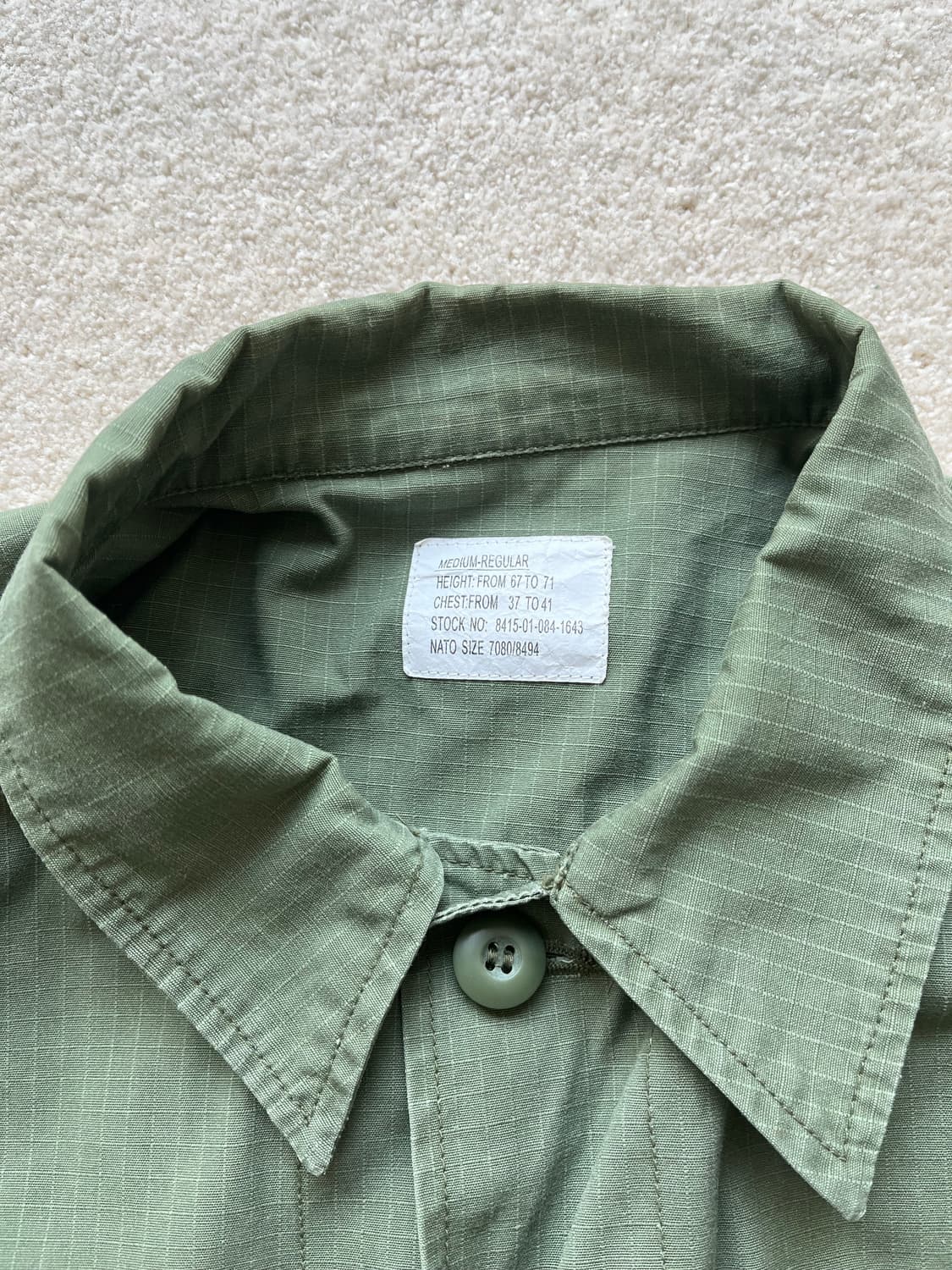 US Military 오리지날 정글 립스탑 자켓(103-105) 상품이미지6