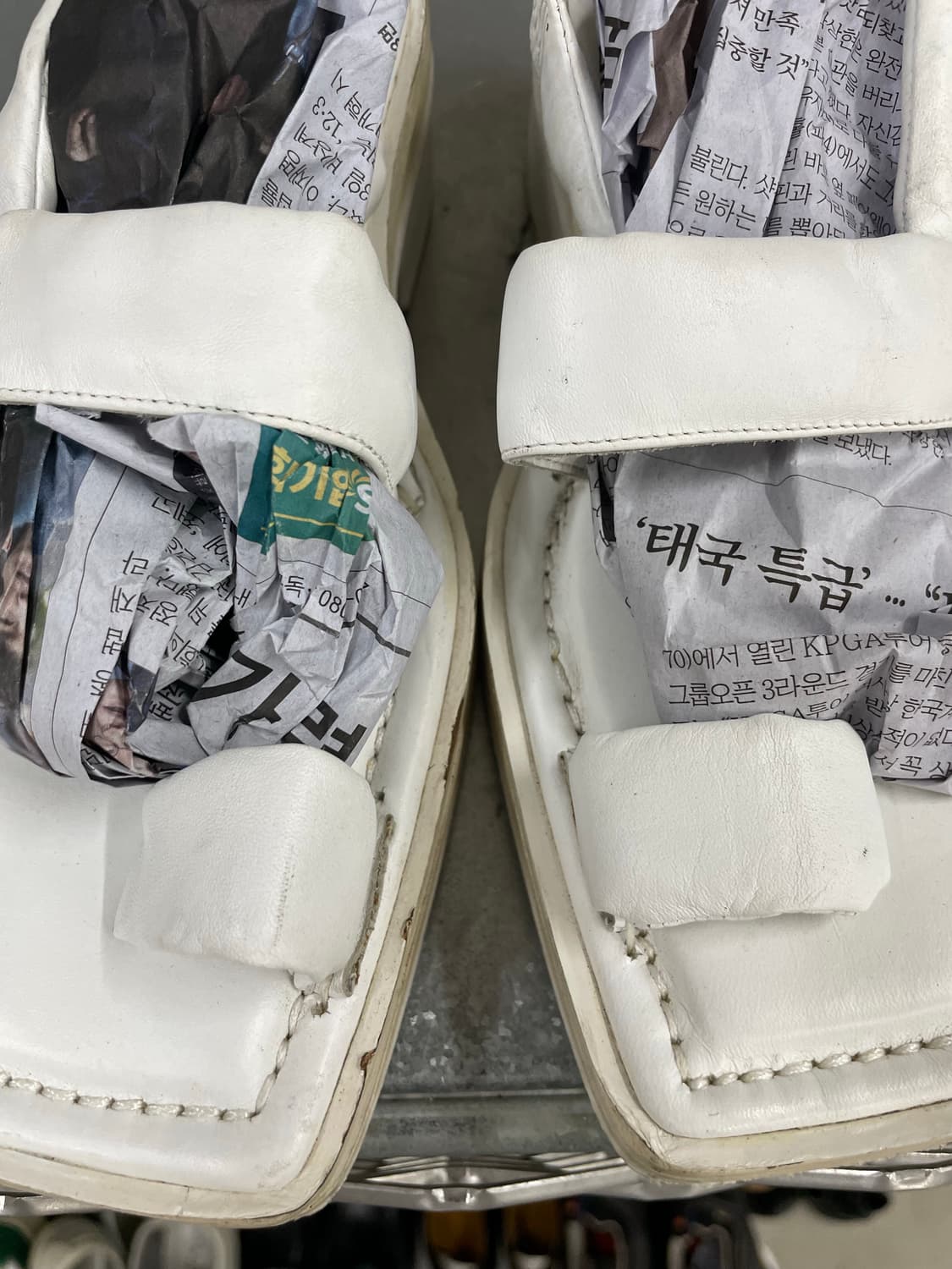 아크네 스튜디오 네미 화이트 샌들 38 상품이미지8