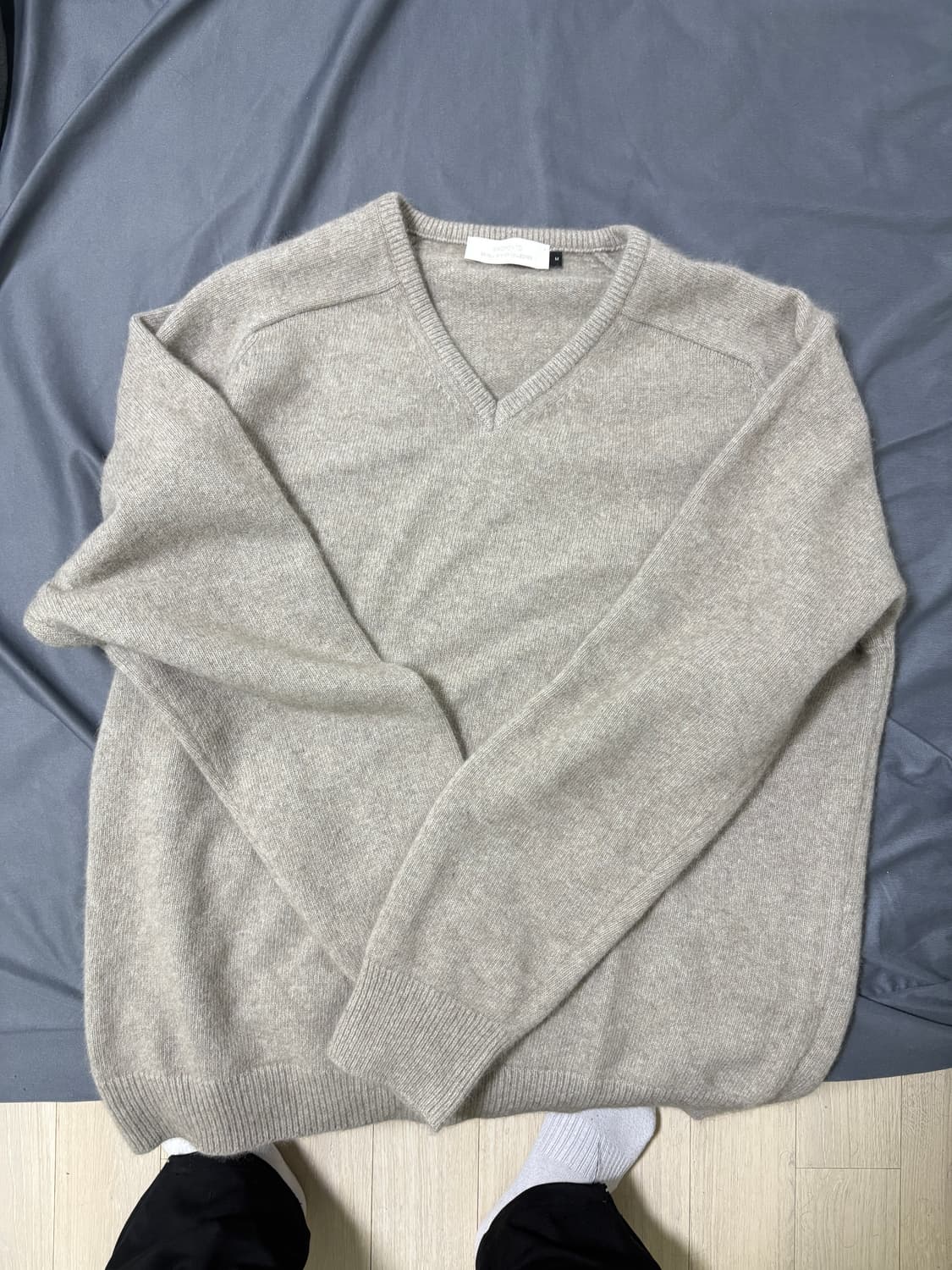 아모멘토 라쿤 베이지 니트 M 상품이미지1