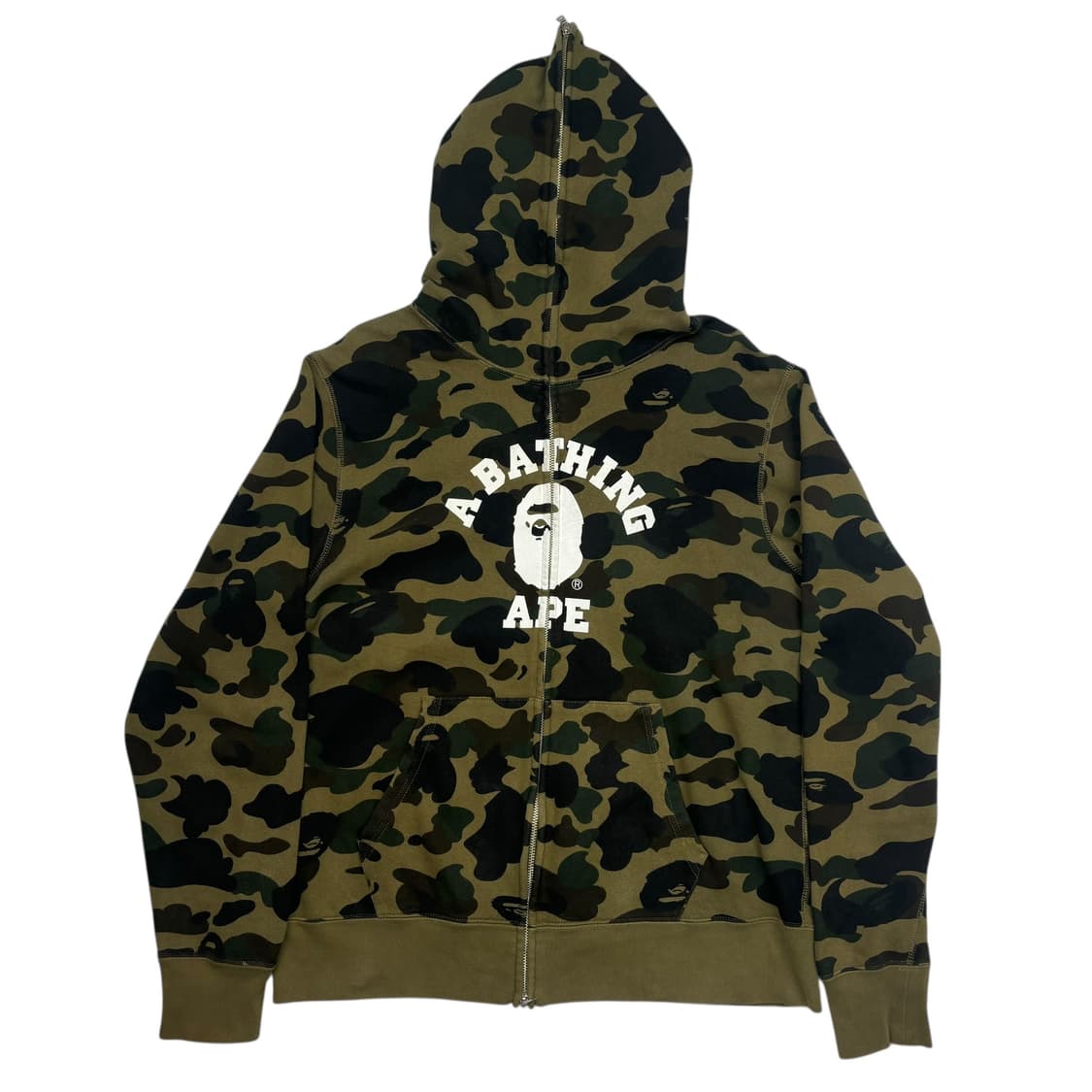 베이프 컬리지 카모 풀 오버 후드집업 XL 상품이미지1