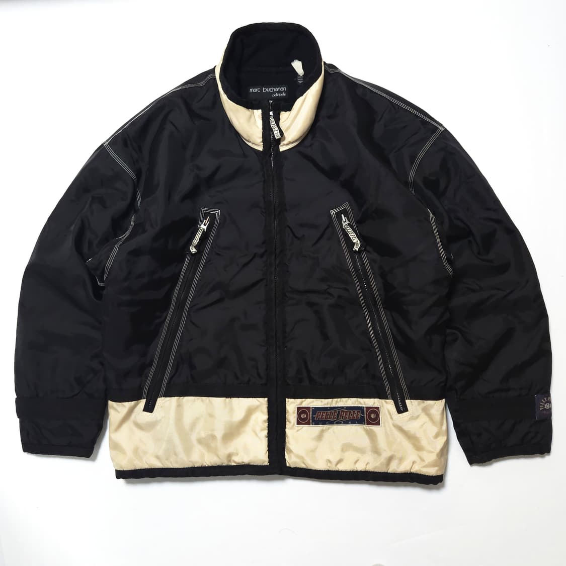 90s 펠레펠레 올드스쿨 스트릿 투톤 패디드 점퍼 자켓 상품이미지2