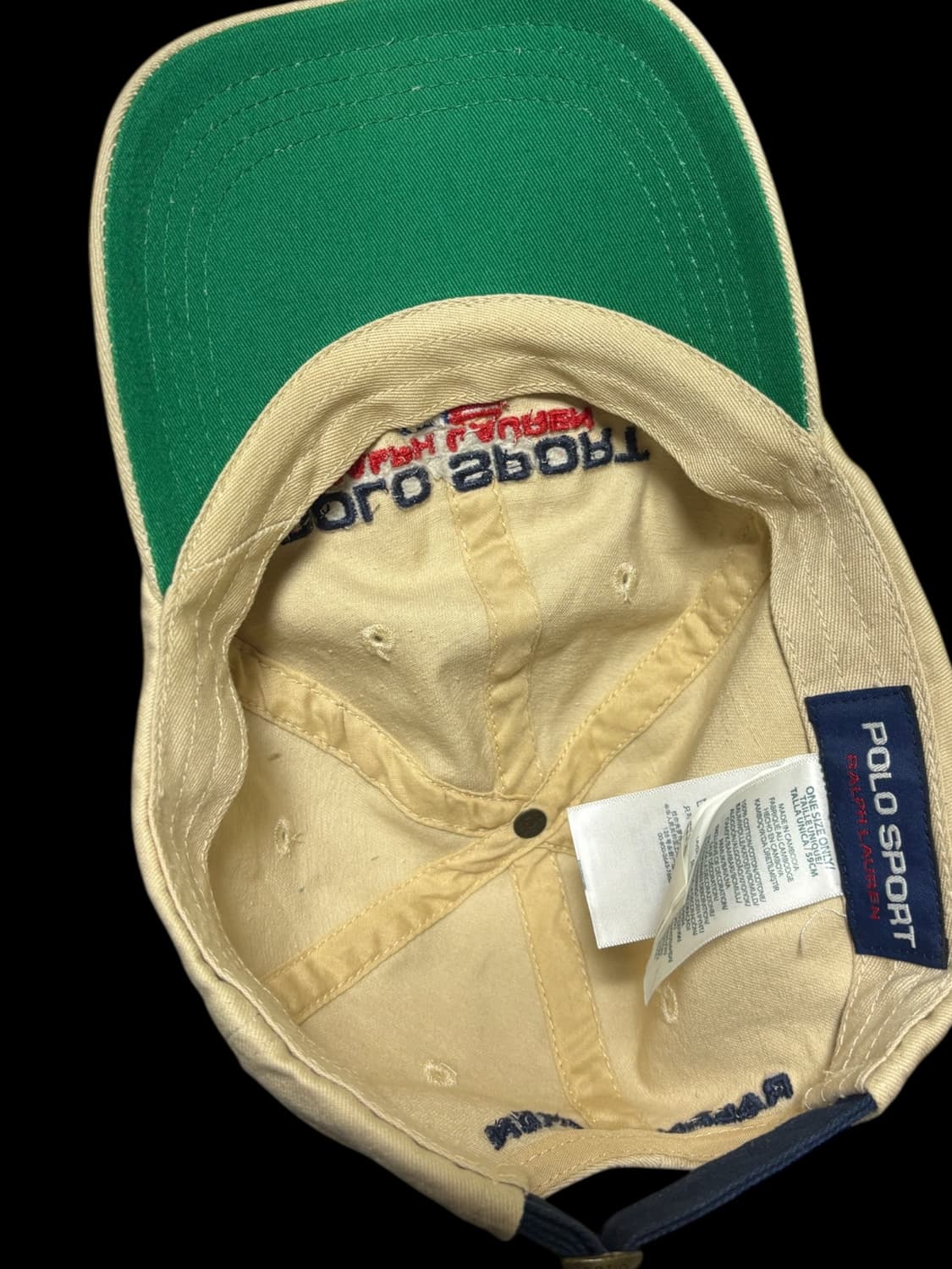 폴로 랄프로렌 폴로스포츠 성조기 코튼 볼캡 상품이미지9