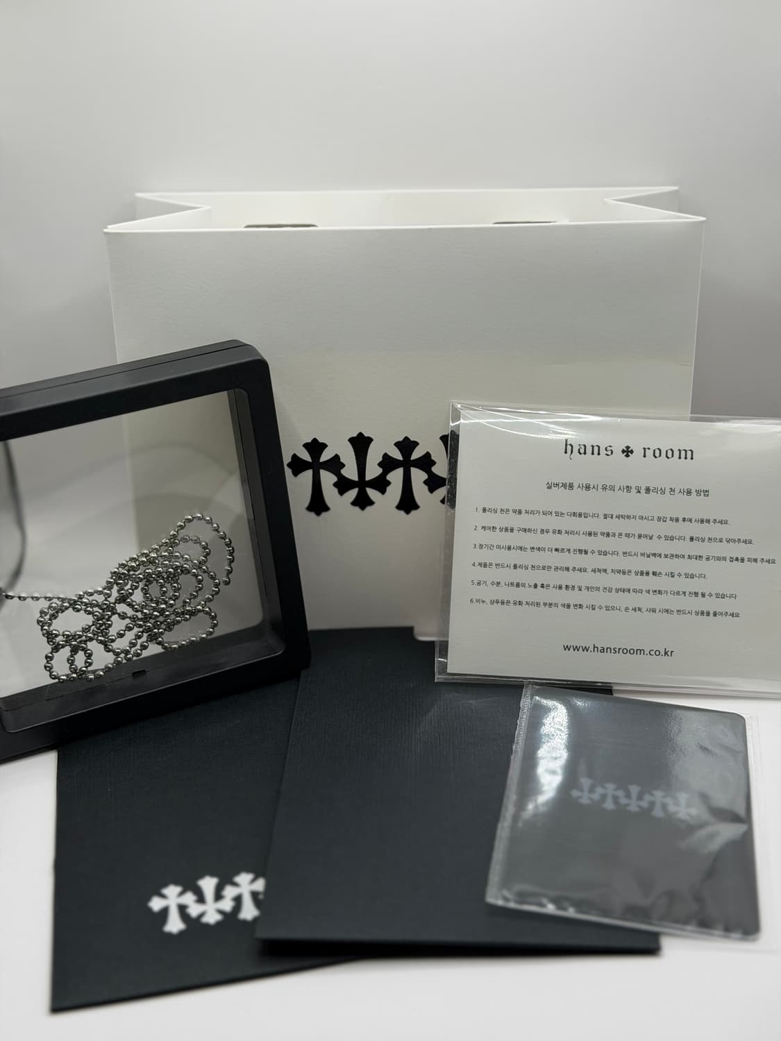 크롬하츠 목걸이 판매합니다. [ 크롬하츠 타이니 크로스 펜던트 ] 상품이미지3