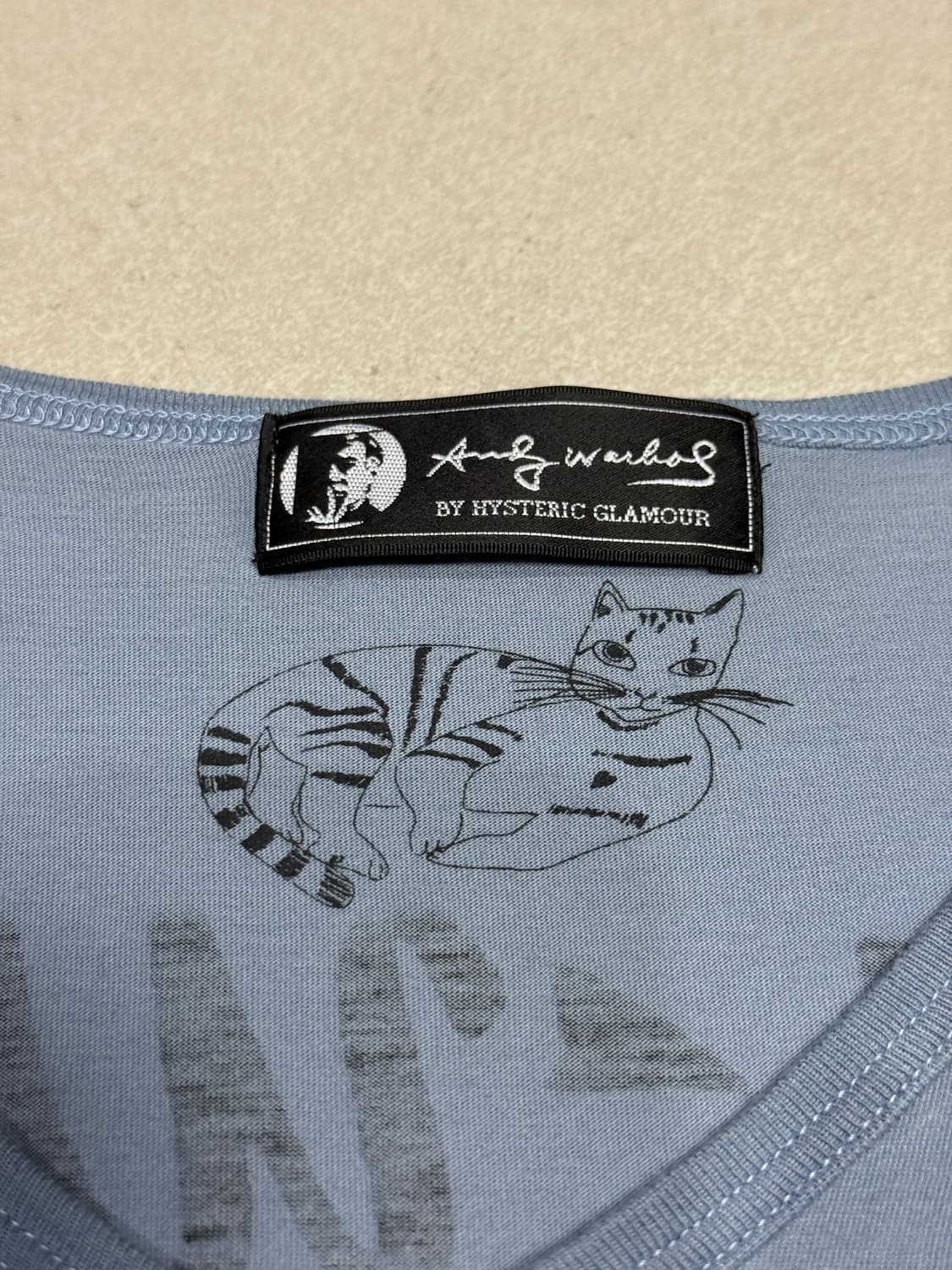 2009 히스테릭 글래머x앤디 워홀 이디 세지윅 롱슬리브 티셔츠 상품이미지4