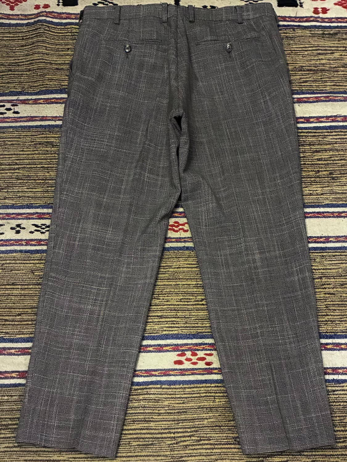 (40/32)수트서플라이 하운드투스 체루티 울 그레이 수트셋업 정장 상품이미지6