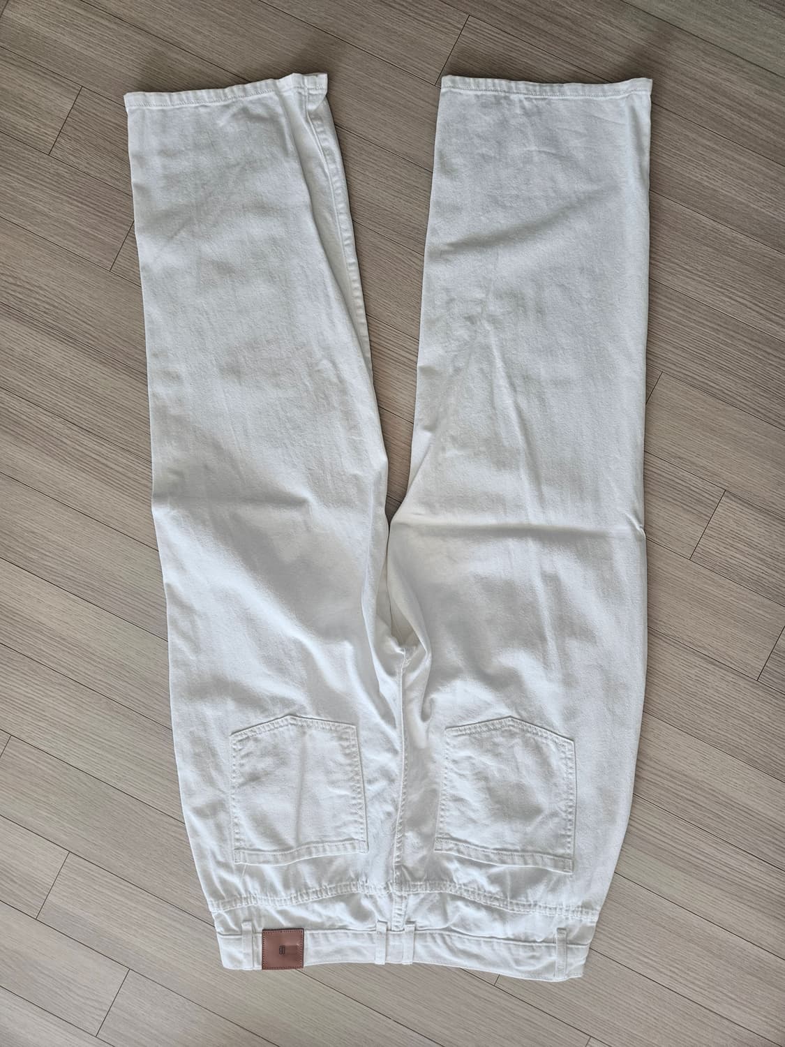 디미트리블랙 화이트면바지 상품이미지6