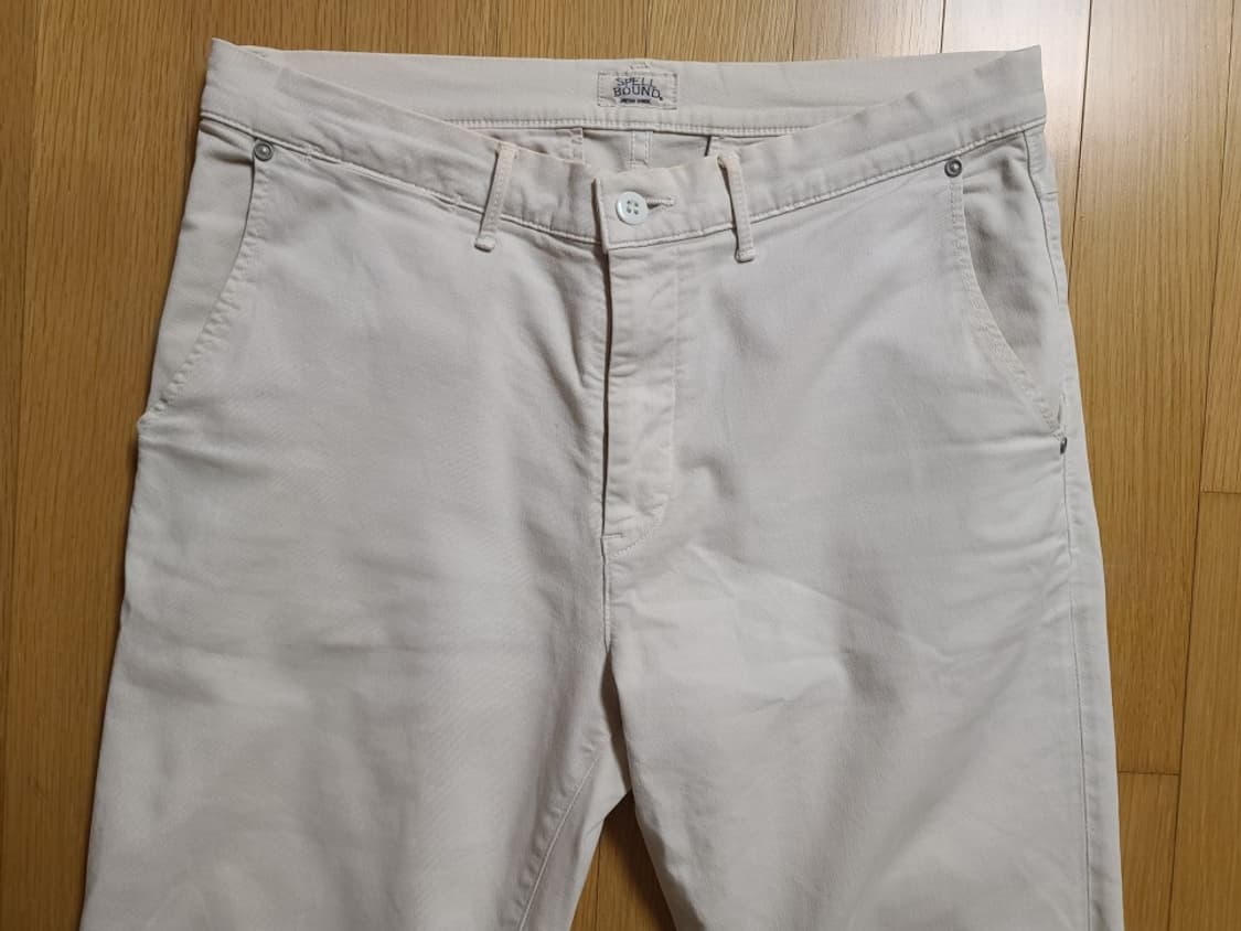 일본 스펠바운드 아이보리 면바지 상품이미지1