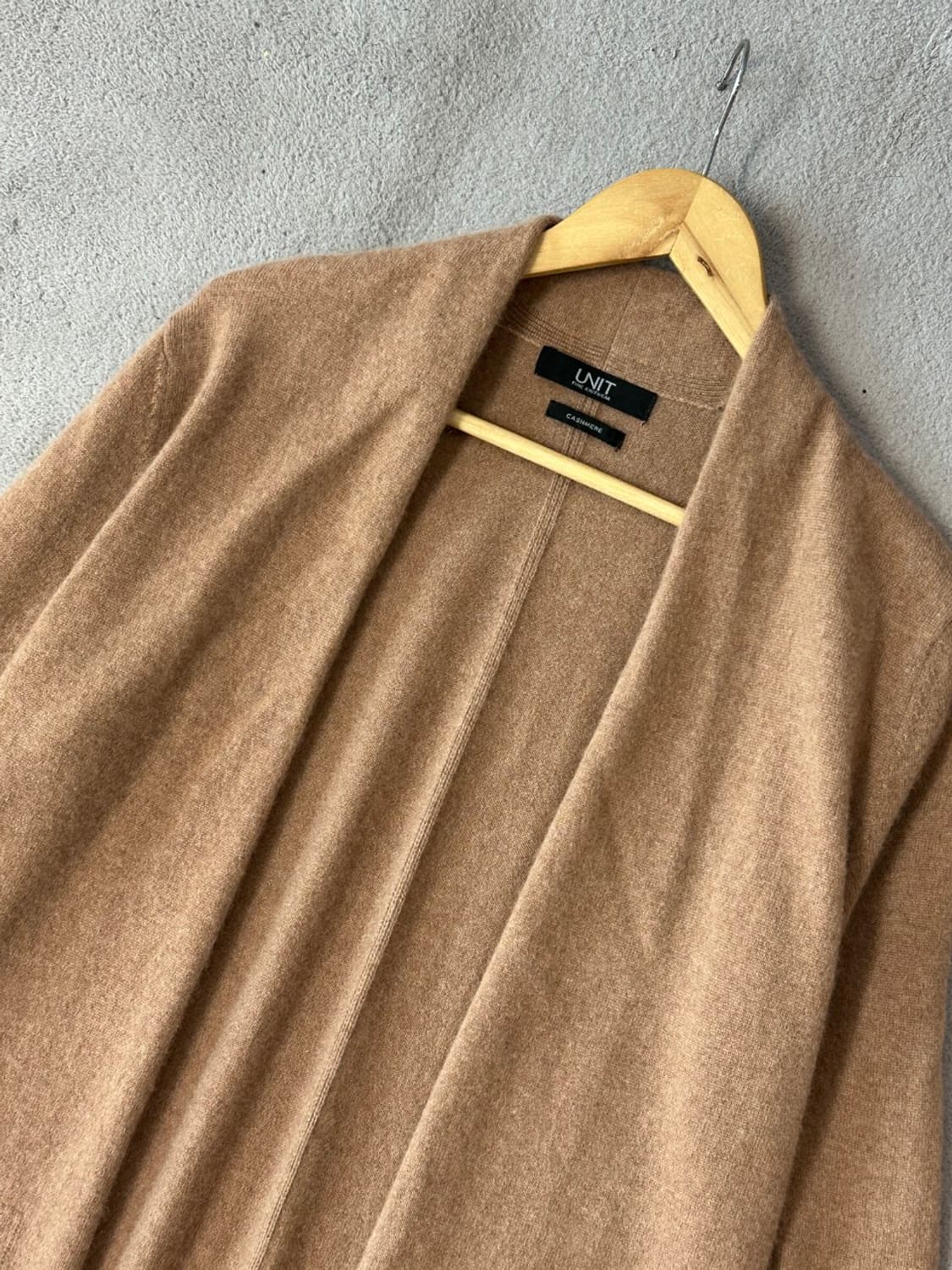 UNIT(유닛) 캐시미어100% 미들 니트가디건 여  상품이미지3