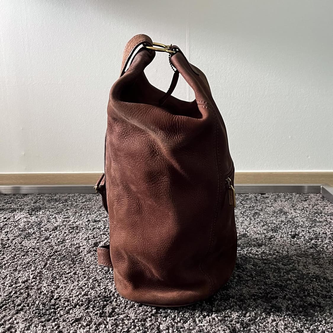 OLD COACH NUBUCK SLING BAG BROWN [USA MADE] 상품이미지1