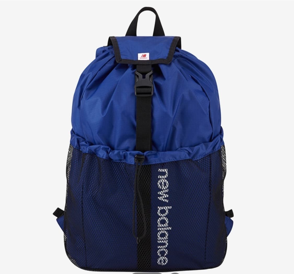 뉴발란스 블루 드로우스트링 운동 백팩 상품이미지1