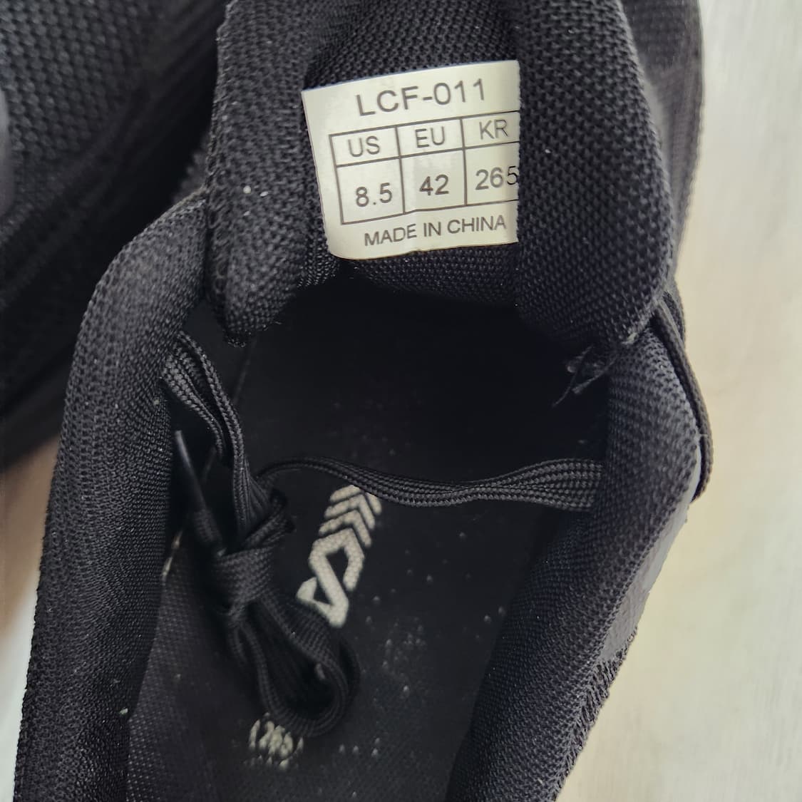 르까프 LCF-011 검정 운동화 265 상품이미지4