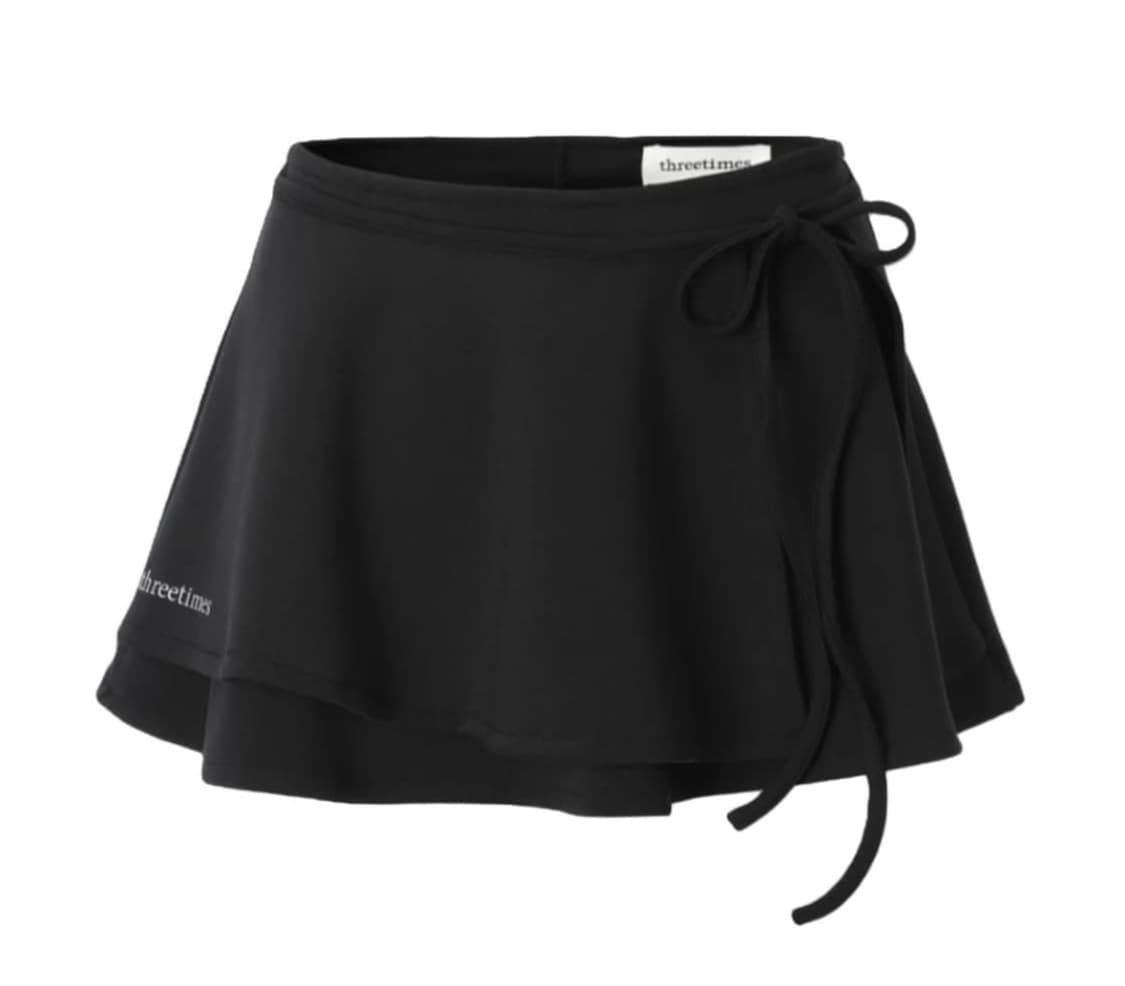 새상품] 쓰리타임즈 에슬레틱 플레어 스커트 THREETIMES SKIRT 상품이미지1