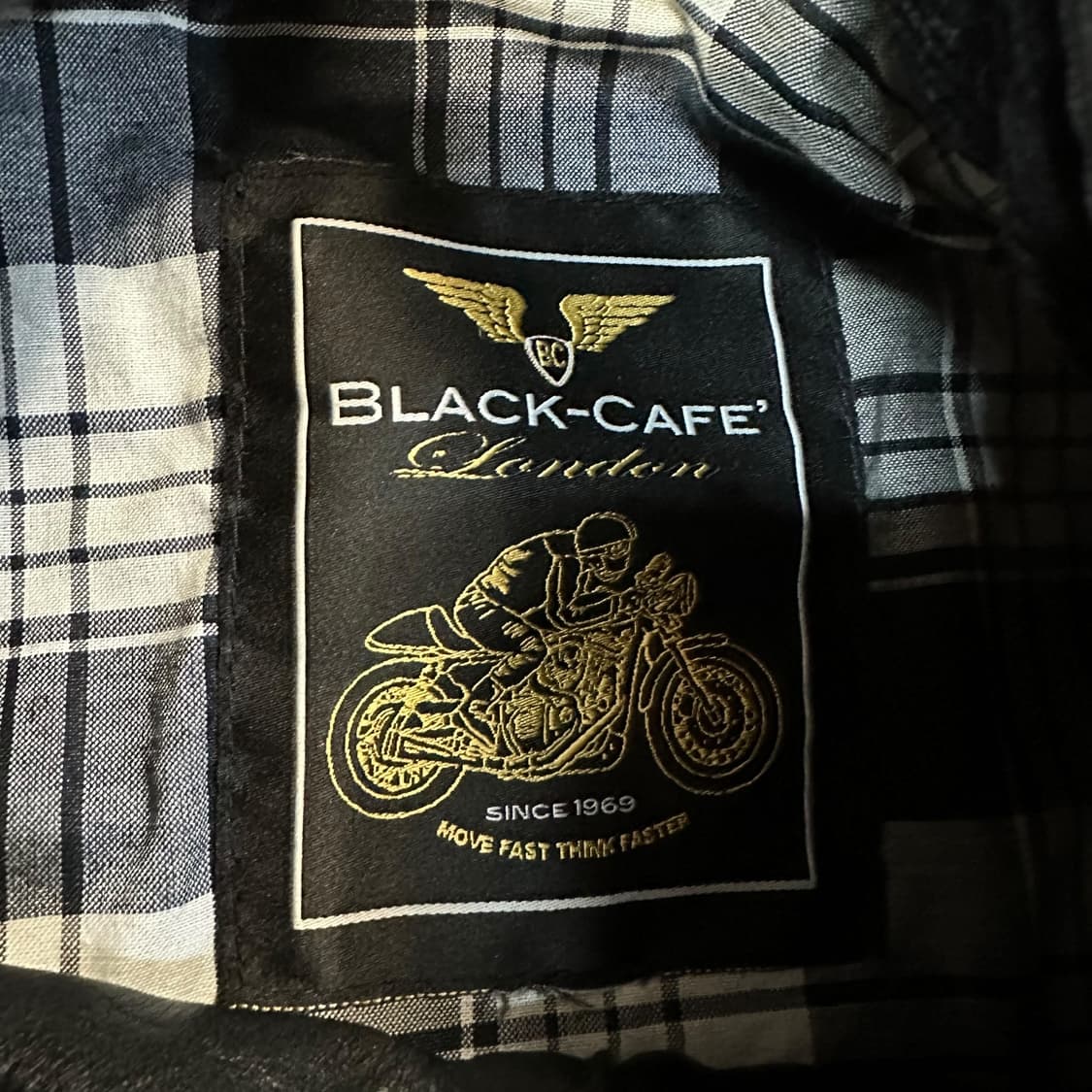 블랙카페런런 바이크 자켓 상품이미지6