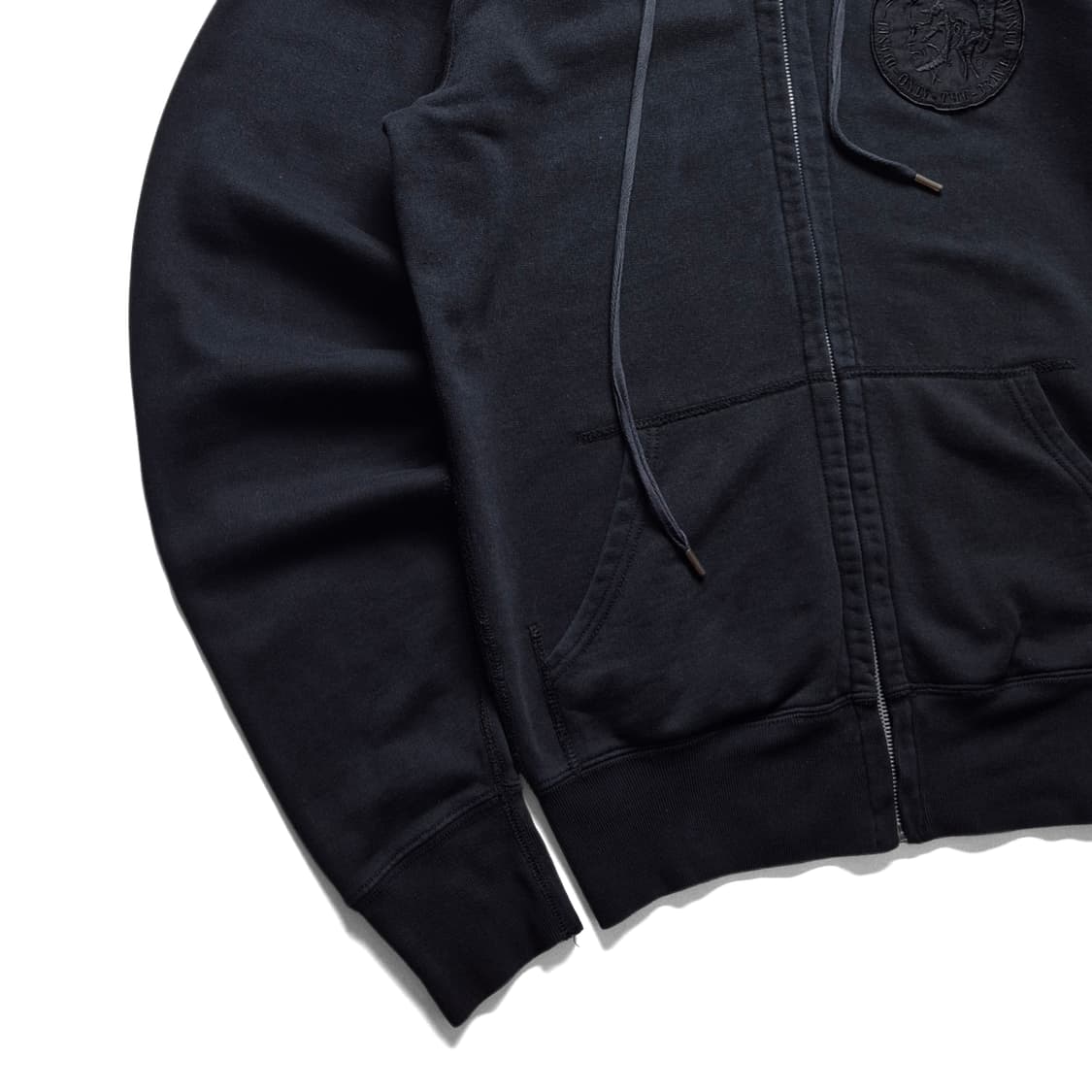 [S] 디젤 패치로고 후드집업 상품이미지3