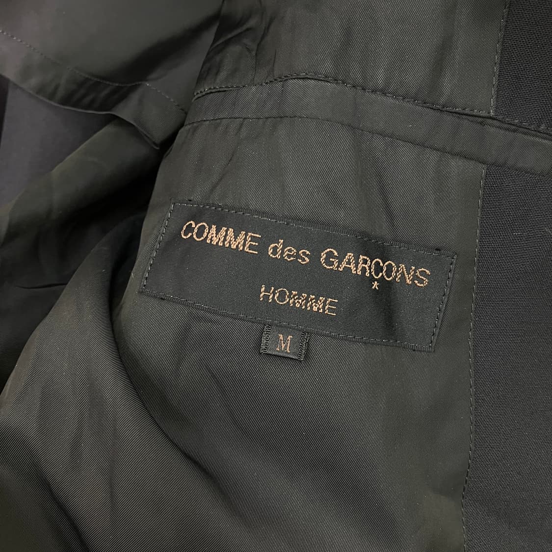 꼼데가르송 네이비 싱글 블레이저 M 상품이미지3