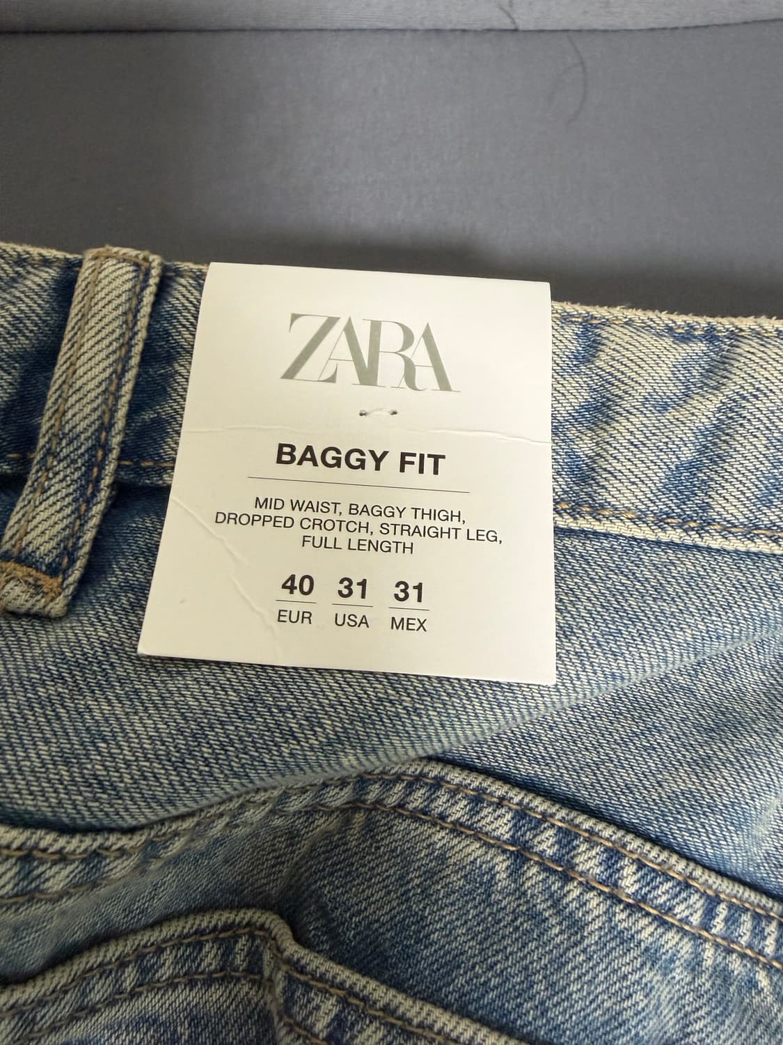 자라 배기진 31인치 새상품 상품이미지3